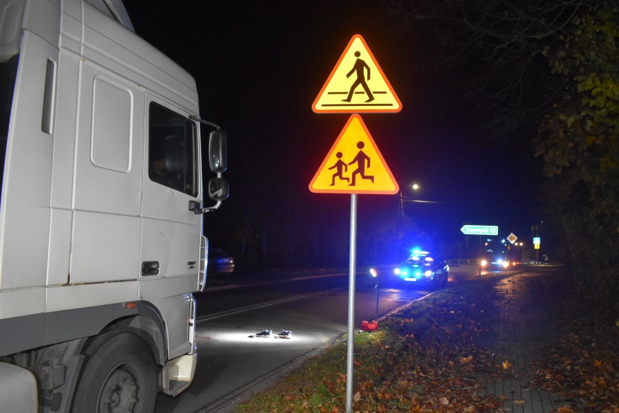 Tragiczny wypadek w Nosarzewie Borowym. Nie żyje 57-letni pieszy